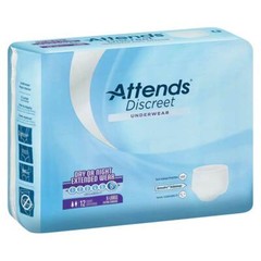Attends Overnight Protective Underwear, X-Large 58 – 68in BG/12 #APPNT40