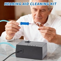 Hearing Aid Vacuum Cleaner – Consumer Hearing Aid Cleaner Kit for Cleaning He…