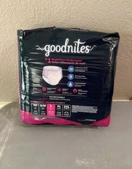 Sealed Goodnites Bedwetting Underwear for Girls, L (68-95 lbs), 25 Count New