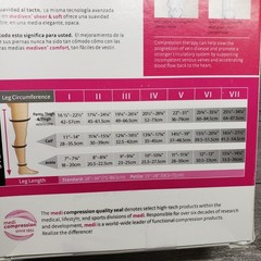 Medi Comfort Pantyhose Closed Toe Size III 20-30mmHg Sandstone Quick Shipping