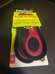 Profoot Triad Orthotic Insert 3 Zone Support Women 1 PAIR Size W6 – 10