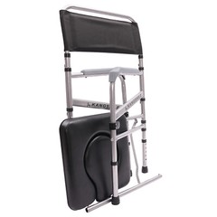 Foldable Shower Chair Bath Safety Seat Shower Folding Toilet Seat with Commode