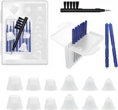 Hearing Amplifier Cleaning Tools, with Audien Hearing Aid Kit Includes 6 Size…