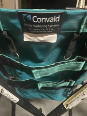 Convaid Cruiser 10 Manual Wheelchair Foldable, Adj Footrests Teal/Black