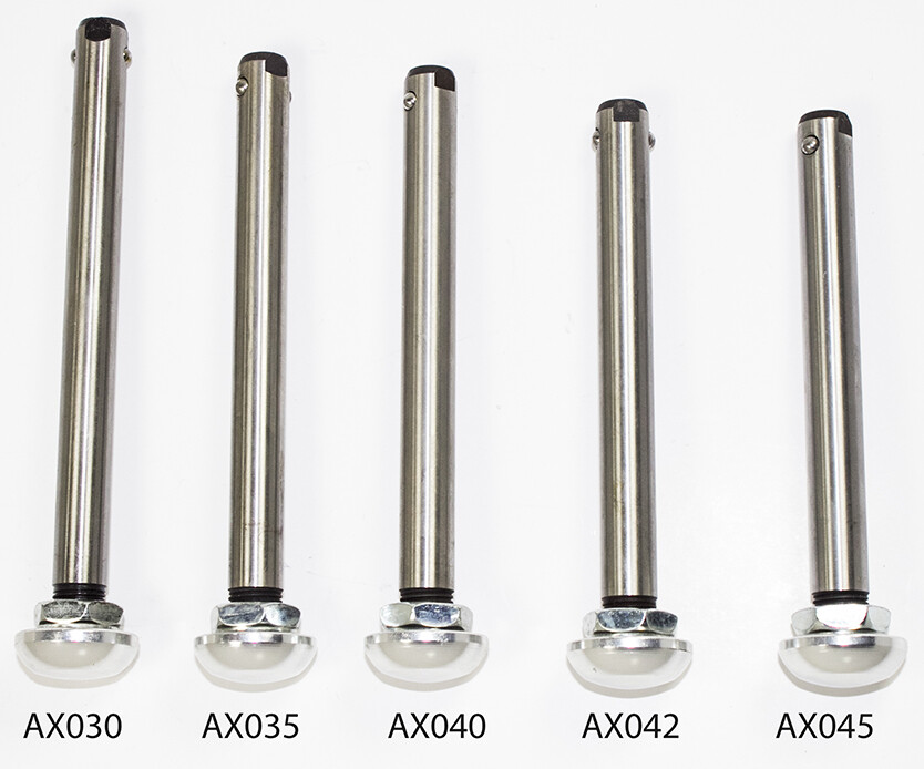 Quickie/TiLite/Invacare/Ki/Colours, 1 Quick Release Push Button Wheel Axle Pin