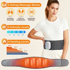 Heating Massage Decompression Belt Lumbar Support for Lower Back Pain Relief