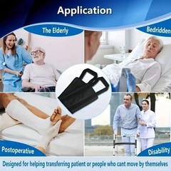 Transfer Nursing Sling for Patient Elderly Safety Lifting Aids Home Bed Assist H