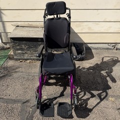 Ki Mobility Focus CR Tilt-In-Space Manual Wheelchair w/ Extra Features Purple
