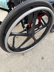 Ki Mobility Catalyst 5 Wheelchair 20×18 w/ ROHO Mosaic Air Cushion 2024 Red