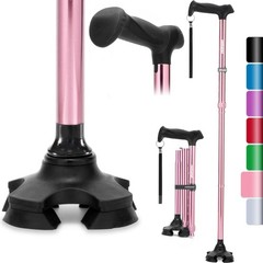 AdjustableWalking Cane for Men Women,Folding,Lightweight,Collapsible,Heavy Duty
