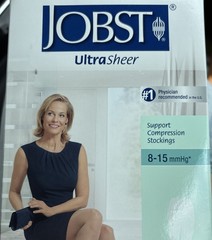 Jobst UltraSheer Support Compression Stockings 8-15 mmHg Silky Beige Size Small