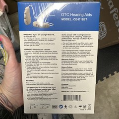 NEW- Ceretone Solid OTC Rechargeable Hearing Aid – Model: CE-D12BT