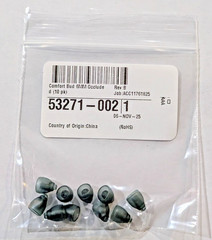 NEW Genuine Starkey Comfort Bud Domes 6mm Occluded OEM 53271-002 20 Count