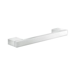 Gedy A021-28-13 Elba Wall Mounted Bathroom Grab Bar, Chrome, 12″