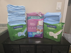 FitRight OptiFit Dipers With Tabs & Assurance Pull Ups Max/Extra Absorbency