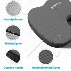 Ergonomic Car Seat Cushions – Dark Grey
