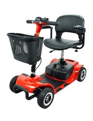 EMUSA Black Electric 4 Wheel Mobility Scooter KRMS31