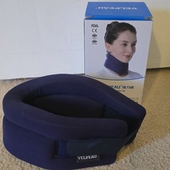 VELPEAU Neck Brace Orthopedic Adjustable Dark Blue Adult