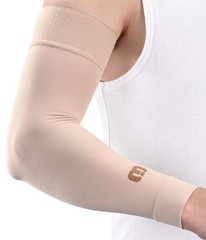 MGANG Lymphedema Compression Arm Sleeve for Women Men, Opaque, 15-20 mmHg Com…