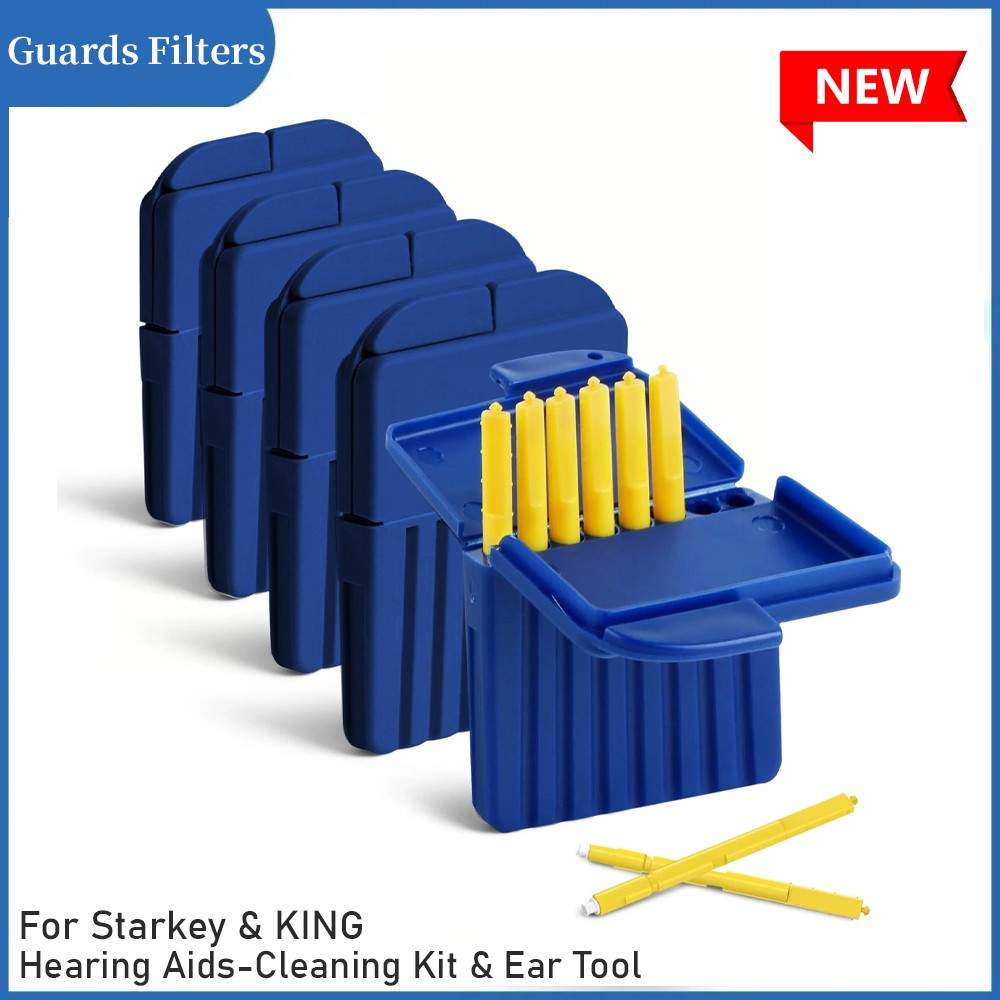 6/12Pack 96PCS Replacement for Starkey Hear Clear Hearing Aid Wax Guards Filters