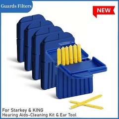 6/12Pack 96PCS Replacement for Starkey Hear Clear Hearing Aid Wax Guards Filters