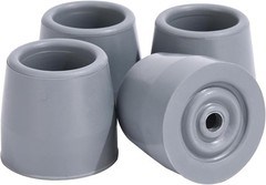 4PCS Walker Tips 1-1/8in Heavy Duty Rubber Replacement Tips for Walkers Chairs