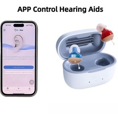 Bluetooth APP Rechargeable Hearing Aids For Seniors With Noise Reduction OTC