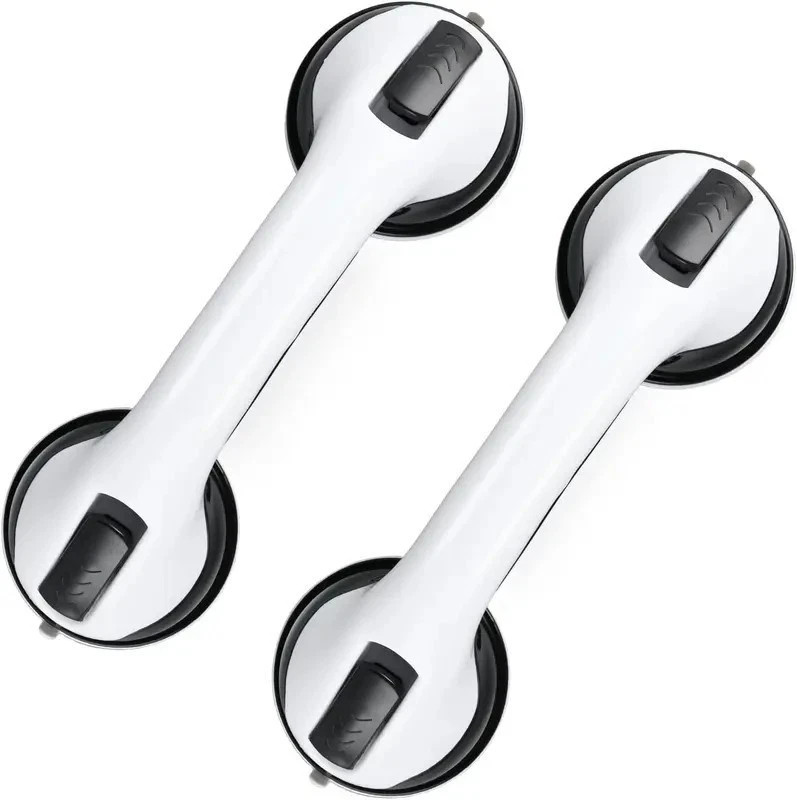 Suction Grab Bars 2 Pack Shower Handle Bathroom Safety Support No Drill