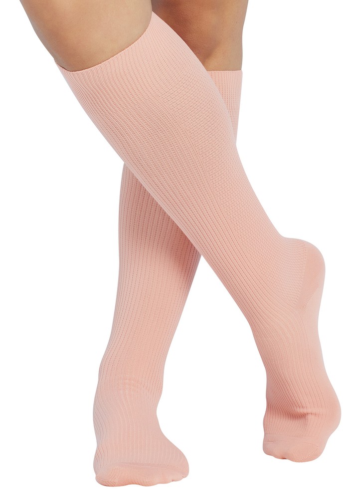 Cherokee Compression Knee High Support Socks 8-12 mmHg YTSSOCK1 4 Pair Pack