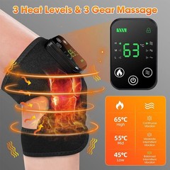 Heated Shoulder Massager with Vibration Massage Brace Joint Pain Relief Electric