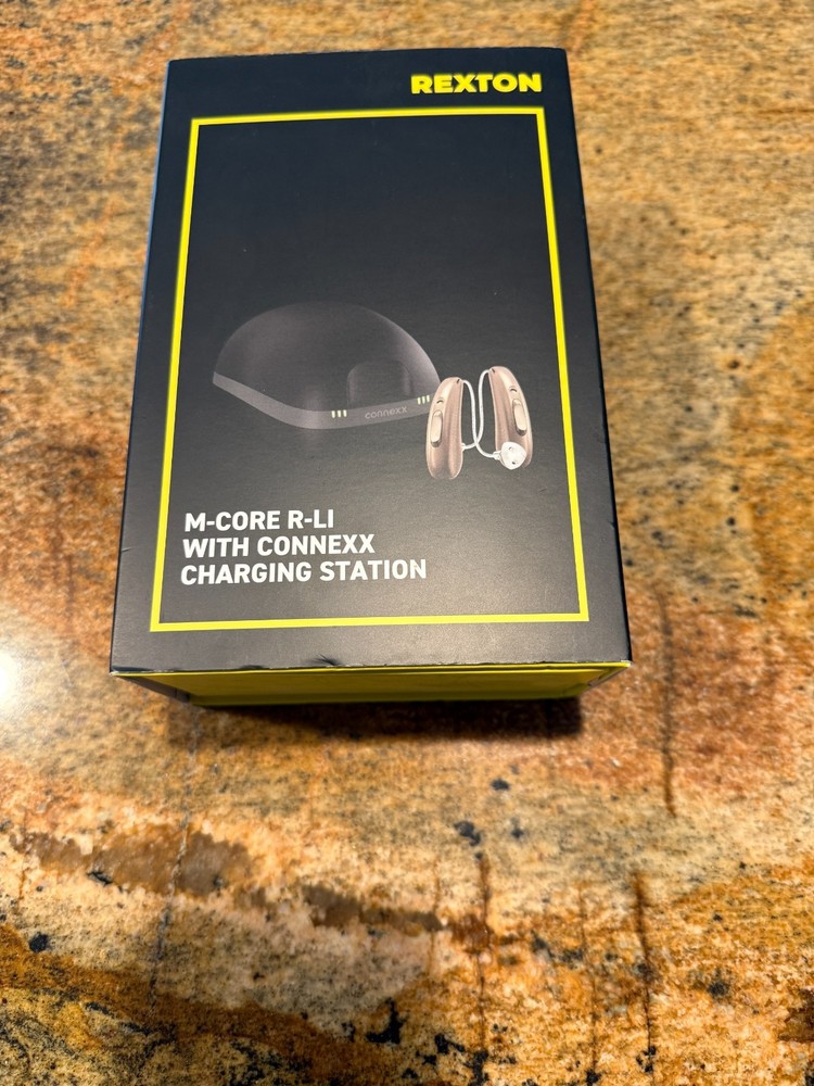 Rexton M-Core R-LI Hearing Aids with connexx charging station