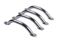 4X Stainless Steel Marine Grab Handle Polished 9″ Marine Boat Oval Tube Handrail