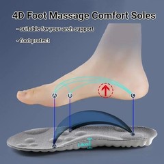 Original steppers Ultimate Massage Insoles for Heel Pain & Plantar Fasciitis