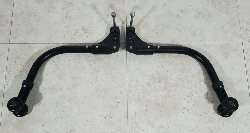 Quickie 2 Folding Manual Wheelchair Anti-Tipping (Pair) + Mounts