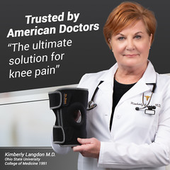 DR. BRACE Elite Knee Brace With Side Stabilizers & Patella Gel Pad