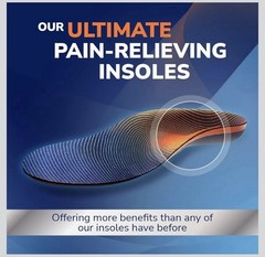 🔥Dr. Scholl’s Advanced Pain Relief Insoles MEN 9.5-10 | WOMEN 10.5-11, NIB