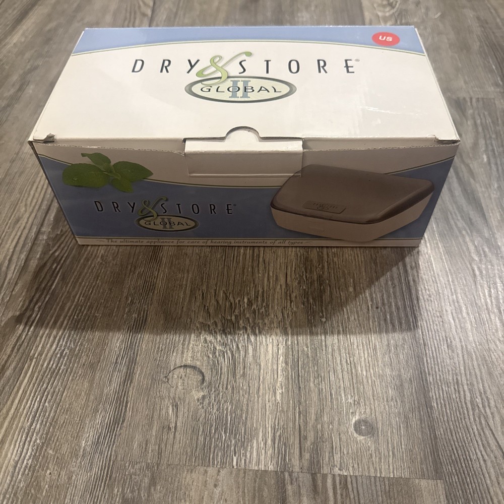 Global II by Dry & Store | Electric Hearing Aid Dehumidifier with UV-C Lamp