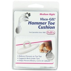 PediFix Visco-Gel Hammer Toe Cushion, Medium Left (2 Pack), N/A