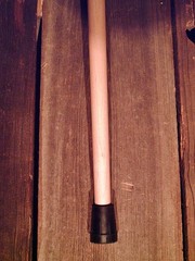 MAPLE derby handle cane COPPER COLLAR maple wood shaft custom MADE IN THE USA