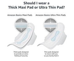 Amazon Basics 128 Count Womens Incontinence Panty Pads Liners Bladder #2