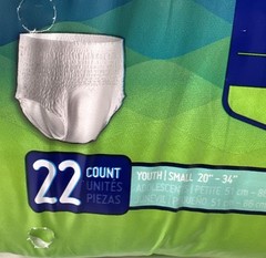 Prevail Youth Small – Box Of 2 Packages 22 Count Each- 44 Total