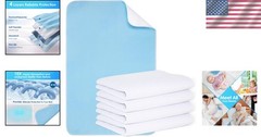 Reusable & Machine Washable Incontinence Bed Pads – Heavy Absorbency, 18“x24“