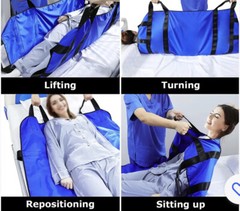 Perfitel Positioning Bed Pad w/Handles Transfer Sheet for Lifting Turning 308lb