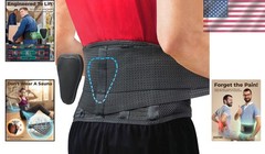 Back Brace for Lower Back Pain Relief – Adjustable Lumbar Support