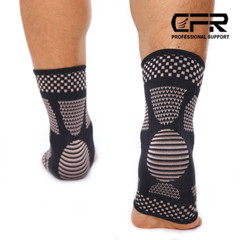 Copper Ankle Sport Foot Wrap Support Brace Compression Achilles tendonitis Sport