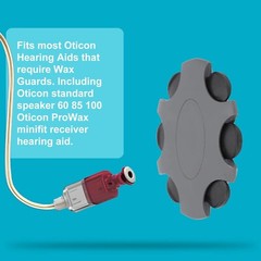 Oticon ProWax MiniFit Wax Guards – Replacement Filters (5 Packs/ 30 Pcs).
