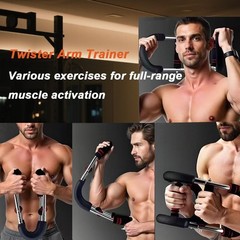 Twister Arm Trainer,Adjustable 6 Resistance Levels (45-130 blue(45-130lb)