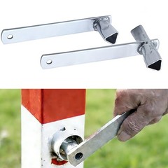 Sturdy Triangular Key for M10 For Barrier Post Applications in Outdoor Use