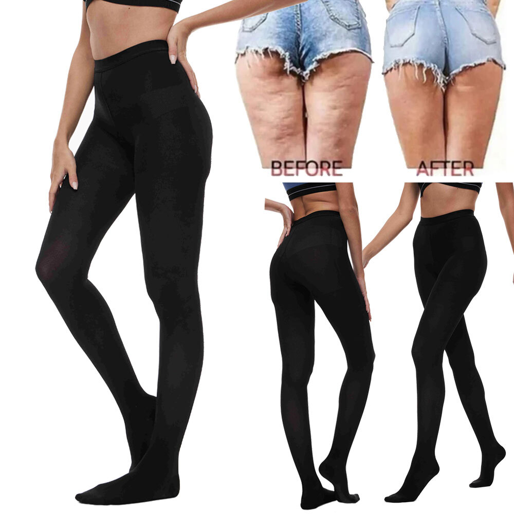 New FDA Approved Opaque Compression Stockings Pantyhose 20-30mmHg Full Toe Socks