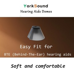 20 Pcs Soft Tulip Ear Tips for Hearing Aids – Comfortable Open Fit Earbuds, Easy